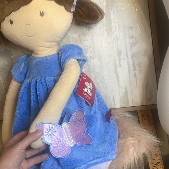 Tikiri Bonilla Collection XL Doll with Brown Hair/Blue & Purple Butterfly Dress - Picture 3 of 10